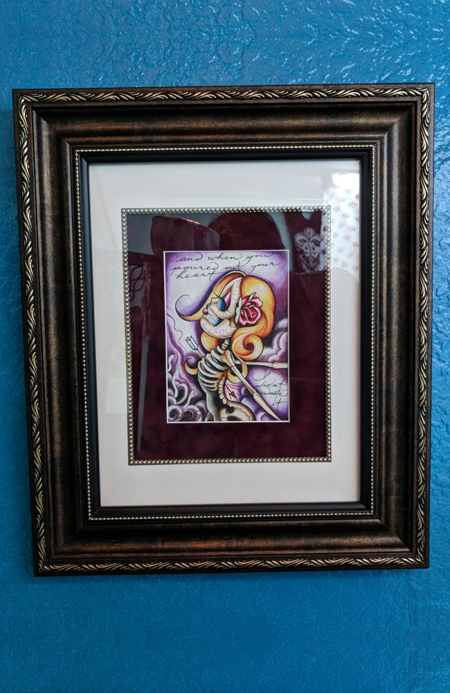 Medusa Curse Framed Original Art